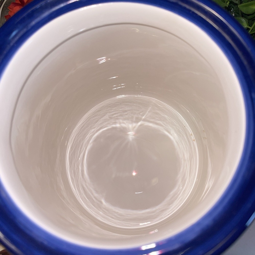 Pier 1 One Imports Vallarta Hand Painted Canister with Lid 9" RETIRED - Picture 6 of 7